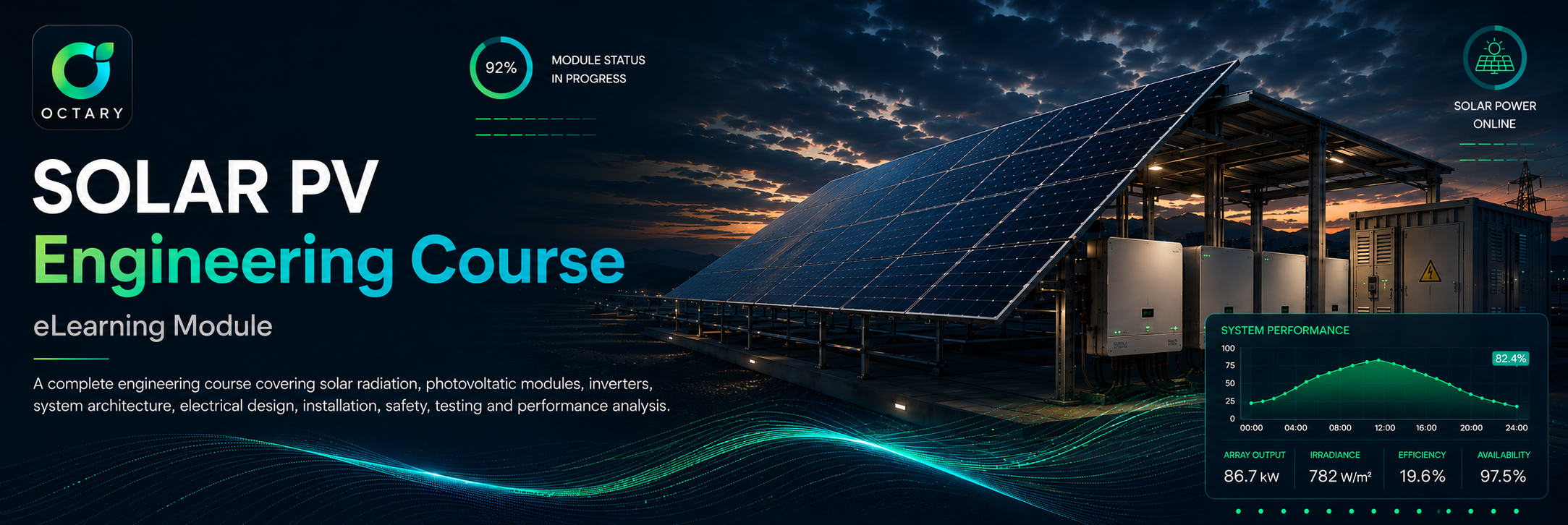 Solar PV Engineering: Rooftop, Commercial and Utility-Scale Systems &mdash; eLearning module